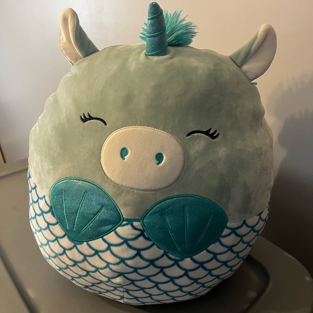 16 inch mermaid unicorn pig squishmallow